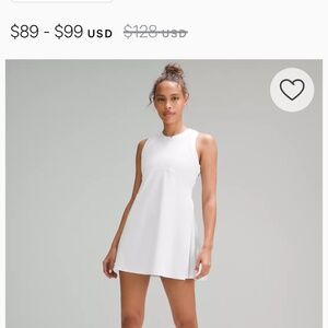 Lululemon grid texture dress